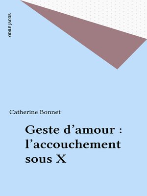 cover image of Geste d'amour
